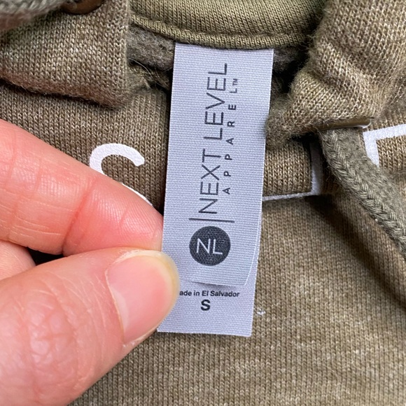 Warriors heart green hoodie size small Next Level Apparel - Picture 3 of 7